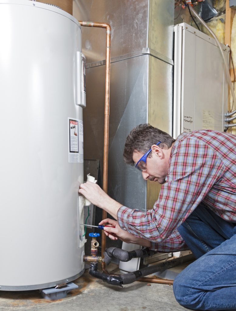 maintenance on residential water heater